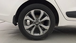 Used 2015 Hyundai Xcent [2014-2017] SX (O) Petrol Petrol Manual tyres RIGHT REAR TYRE RIM VIEW