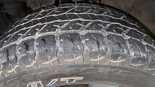 Used 2022 mahindra Thar LX 4 STR Hard Top Petrol MT 4WD Petrol Manual tyres LEFT FRONT TYRE TREAD VIEW
