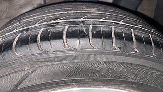 Used 2015 Hyundai Xcent [2014-2017] SX (O) Petrol Petrol Manual tyres LEFT REAR TYRE TREAD VIEW