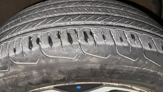 Used 2023 Maruti Suzuki Fronx Alpha 1.0L Turbo MT Petrol Manual tyres RIGHT FRONT TYRE TREAD VIEW