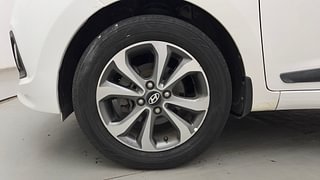 Used 2015 Hyundai Xcent [2014-2017] SX (O) Petrol Petrol Manual tyres LEFT FRONT TYRE RIM VIEW