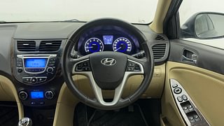 Used 2014 Hyundai Verna [2011-2015] Fluidic 1.6 VTVT SX Opt Petrol Manual interior STEERING VIEW