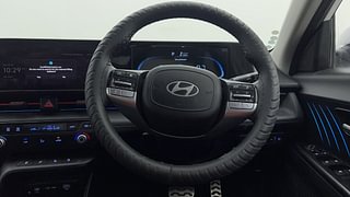 Used 2023 Hyundai Verna SX (O) 1.5 Turbo Petrol DCT Petrol Automatic interior STEERING VIEW