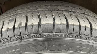 Used 2014 Maruti Suzuki Celerio VXI AMT Petrol Automatic tyres LEFT FRONT TYRE TREAD VIEW