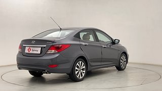 Used 2014 Hyundai Verna [2011-2015] Fluidic 1.6 VTVT SX Opt Petrol Manual exterior RIGHT REAR CORNER VIEW