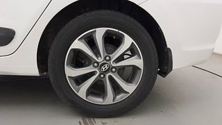 Used 2015 Hyundai Xcent [2014-2017] SX (O) Petrol Petrol Manual tyres LEFT REAR TYRE RIM VIEW