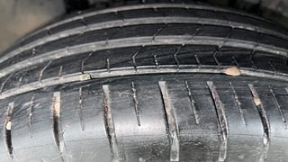 Used 2022 Tata Punch Creative AMT Petrol Automatic tyres LEFT FRONT TYRE TREAD VIEW