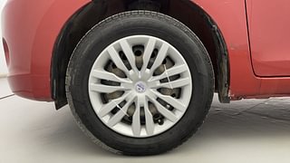 Used 2014 Maruti Suzuki Celerio VXI AMT Petrol Automatic tyres LEFT FRONT TYRE RIM VIEW