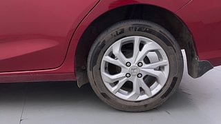 Used 2021 honda Amaze 1.2 VX CVT i-VTEC Petrol Automatic tyres LEFT REAR TYRE RIM VIEW