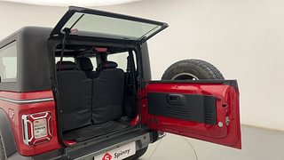 Used 2022 mahindra Thar LX 4 STR Hard Top Petrol AT 4WD Petrol Automatic interior DICKY DOOR OPEN VIEW