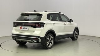 Used 2022 Volkswagen Taigun Topline 1.0 TSI AT Petrol Automatic exterior RIGHT REAR CORNER VIEW