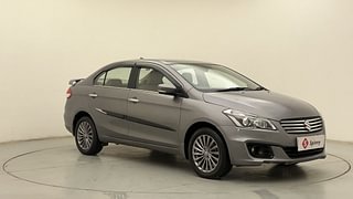 Used 2018 maruti-suzuki Ciaz Alpha Petrol AT Petrol Automatic exterior RIGHT FRONT CORNER VIEW