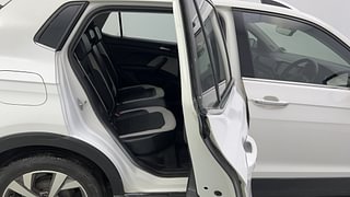 Used 2022 Volkswagen Taigun Topline 1.0 TSI AT Petrol Automatic interior RIGHT SIDE REAR DOOR CABIN VIEW