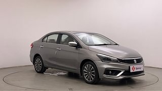 Used 2021 Maruti Suzuki Ciaz Alpha AT Petrol Petrol Automatic exterior RIGHT FRONT CORNER VIEW