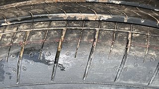 Used 2022 Volkswagen Taigun Topline 1.0 TSI AT Petrol Automatic tyres LEFT FRONT TYRE TREAD VIEW
