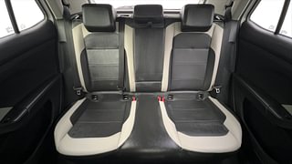 Used 2022 Volkswagen Taigun Topline 1.0 TSI AT Petrol Automatic interior REAR SEAT CONDITION VIEW