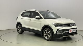 Used 2022 Volkswagen Taigun Topline 1.0 TSI AT Petrol Automatic exterior RIGHT FRONT CORNER VIEW