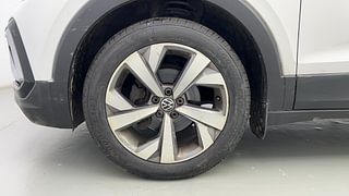 Used 2022 Volkswagen Taigun Topline 1.0 TSI AT Petrol Automatic tyres LEFT FRONT TYRE RIM VIEW
