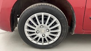 Used 2015 Maruti Suzuki Wagon R 1.0 [2010-2019] VXi Petrol Manual tyres LEFT FRONT TYRE RIM VIEW