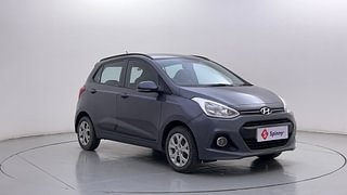 Used 2015 Hyundai Grand i10 [2013-2017] Sportz 1.2 Kappa VTVT Petrol Manual exterior RIGHT FRONT CORNER VIEW