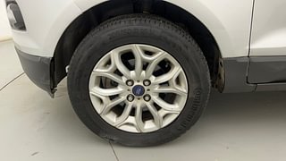 Used 2014 Ford EcoSport [2013-2015] Titanium 1.5L Ti-VCT AT Petrol Automatic tyres LEFT FRONT TYRE RIM VIEW