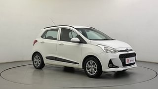 Used 2019 Hyundai Grand i10 [2017-2020] Sportz 1.2 Kappa VTVT CNG (Outside Fitted) Petrol+cng Manual exterior RIGHT FRONT CORNER VIEW