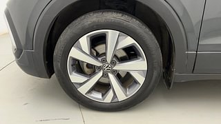 Used 2022 Volkswagen Taigun Topline 1.0 TSI MT Petrol Manual tyres LEFT FRONT TYRE RIM VIEW