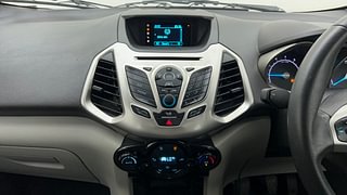 Used 2013 Ford EcoSport [2013-2015] Titanium 1.5L Ti-VCT Petrol Manual interior MUSIC SYSTEM & AC CONTROL VIEW