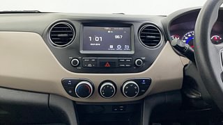 Used 2019 Hyundai Grand i10 [2017-2020] Sportz 1.2 Kappa VTVT CNG (Outside Fitted) Petrol+cng Manual interior MUSIC SYSTEM & AC CONTROL VIEW