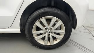 Used 2013 Volkswagen Polo [2010-2014] Highline1.2L (P) Petrol Manual tyres LEFT REAR TYRE RIM VIEW