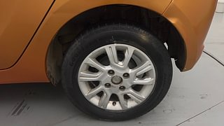 Used 2016 Tata Tiago [2016-2020] Revotron XZ Petrol Manual tyres LEFT REAR TYRE RIM VIEW