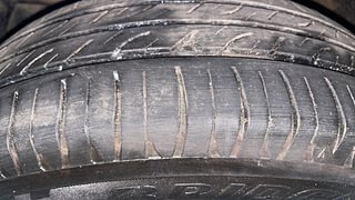 Used 2015 Hyundai Xcent [2014-2017] SX Petrol Petrol Manual tyres LEFT FRONT TYRE TREAD VIEW