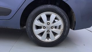 Used 2015 Hyundai Xcent [2014-2017] SX Petrol Petrol Manual tyres LEFT REAR TYRE RIM VIEW