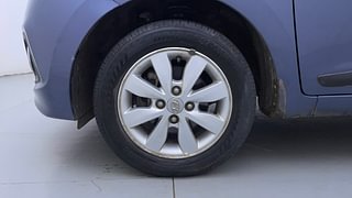 Used 2015 Hyundai Xcent [2014-2017] SX Petrol Petrol Manual tyres LEFT FRONT TYRE RIM VIEW