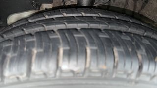 Used 2016 Mahindra KUV100 [2015-2017] K6 6 STR Petrol Manual tyres LEFT FRONT TYRE TREAD VIEW