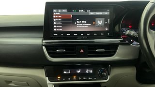 Used 2021 Kia Seltos HTX Plus D Diesel Manual interior MUSIC SYSTEM & AC CONTROL VIEW