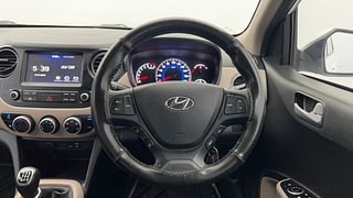 Used 2019 Hyundai Grand i10 [2017-2020] Sportz 1.2 Kappa VTVT CNG (Outside Fitted) Petrol+cng Manual interior STEERING VIEW