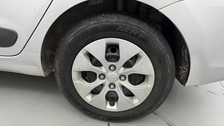 Used 2014 Hyundai Xcent [2014-2017] S Petrol Petrol Manual tyres LEFT REAR TYRE RIM VIEW