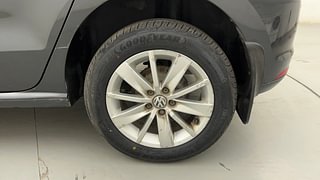 Used 2016 Volkswagen Polo [2015-2019] Highline1.2L (P) Petrol Manual tyres LEFT REAR TYRE RIM VIEW