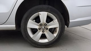 Used 2019 Skoda Rapid new [2016-2020] Ambition AT Petrol Petrol Automatic tyres LEFT REAR TYRE RIM VIEW