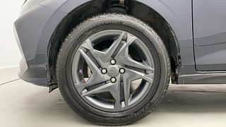 Used 2021 Hyundai New i20 Sportz 1.2 MT Petrol Manual tyres LEFT FRONT TYRE RIM VIEW