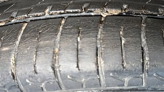 Used 2021 Hyundai New Santro 1.1 Sportz MT Petrol Manual tyres LEFT FRONT TYRE TREAD VIEW