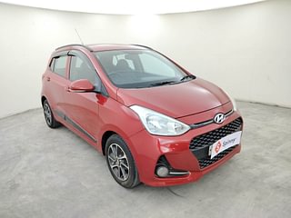 Used 2018 Hyundai Grand i10 [2017-2020] Sportz AT 1.2 Kappa VTVT Petrol Automatic exterior RIGHT FRONT CORNER VIEW
