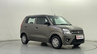 Used 2019 Maruti Suzuki Wagon R 1.0 [2019-2022] LXI (O) CNG Petrol+cng Manual exterior RIGHT FRONT CORNER VIEW