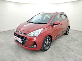 Used 2018 Hyundai Grand i10 [2017-2020] Sportz AT 1.2 Kappa VTVT Petrol Automatic exterior LEFT FRONT CORNER VIEW