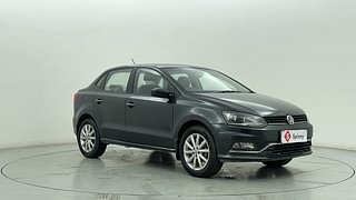 Used 2018 Volkswagen Ameo [2016-2020] 1.0 Highline Plus Petrol Petrol Manual exterior RIGHT FRONT CORNER VIEW