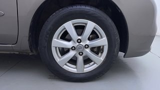 Used 2014 Nissan Sunny [2011-2014] XV Diesel Diesel Manual tyres RIGHT FRONT TYRE RIM VIEW