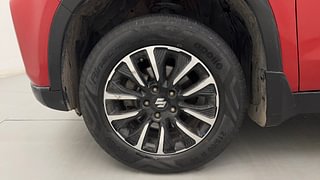 Used 2020 Maruti Suzuki Vitara Brezza [2020-2022] ZXI Plus Dual Tone Petrol Manual tyres LEFT FRONT TYRE RIM VIEW