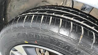 Used 2021 Tata Tigor Revotron XZ+ Petrol Manual tyres LEFT FRONT TYRE TREAD VIEW