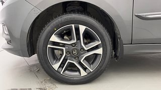 Used 2021 Tata Tigor Revotron XZ+ Petrol Manual tyres LEFT FRONT TYRE RIM VIEW